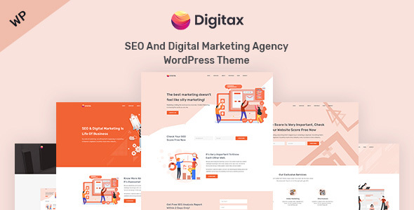 Digitax (v1.1.5) SEO & Digital Marketing Agency WordPress Theme