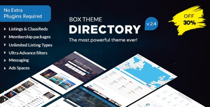 Directory v2.6 Multi-purpose WordPress Theme [Activated]