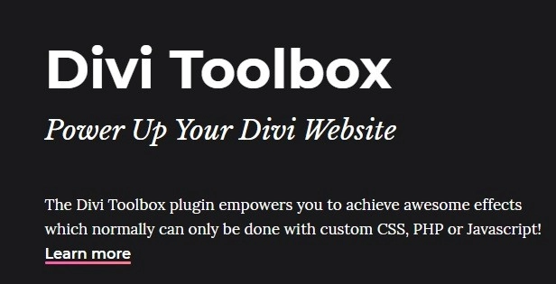 Divi Toolbox (v1.7.1) Powerful Tools to Customize the Divi Theme