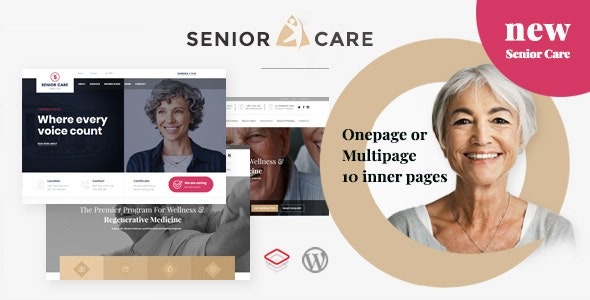 Djompo v1.5 Senior Care WordPress Theme