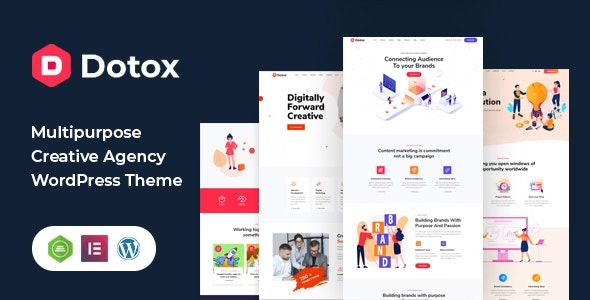 Dotox v.1.4 Multipurpose Creative Agency WordPess Theme