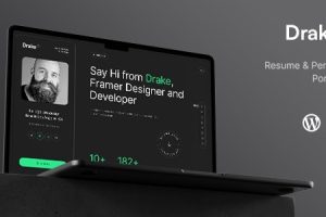Drake (v4.3.9) Personal Portfolio WordPress Theme
