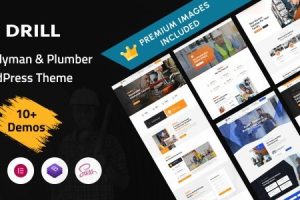 Drill (v2.0.8) Handyman & Plumber Services WordPress Theme