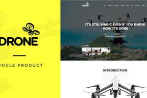 Drone - 单一产品 WordPress 主题 1.40