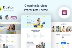 Dustar v1.0.7 Cleaning Services WordPress Theme