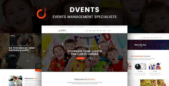 Dvents (v1.2.8) Events Management Companies and Agencies WordPress Theme