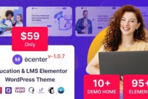 Ecenter (v1.1.3) Education WordPress Theme