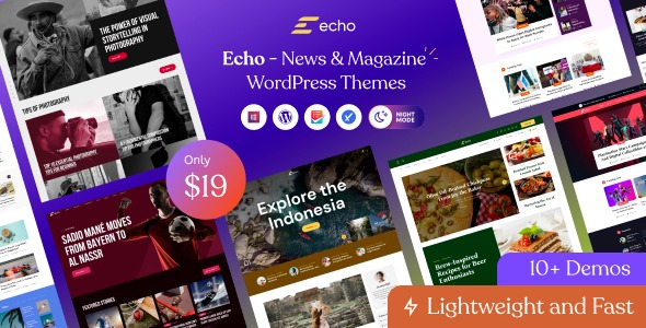 Echo (v.1.0.2) News Magazine WordPress Theme
