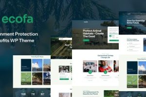 Ecofa v1.0.8 Environment Protection Nonprofits WordPress Theme