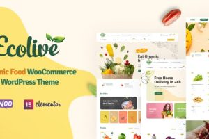 Ecolive (v1.4.0) Organic Food WooCommerce WordPress Theme