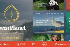 Green Planet v1.2.4 Ecology & Environment WordPress Theme