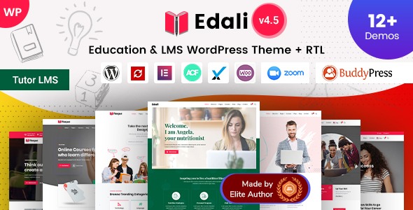 [Fixed*] Edali (v4.3) Education LMS & Online Courses WordPress Theme