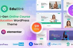 EduBlink (v1.0.18) Education & Online Course WordPress Theme