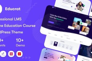 Educrat (v1.0.29) Online Course Education WordPress Theme