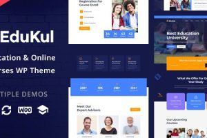 Edukul (v1.29) Online Courses WordPress Theme