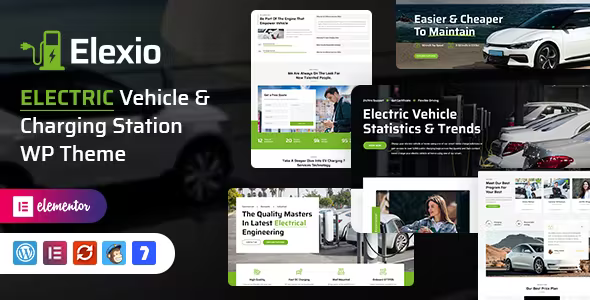 Elexio (v1.0) Electric Mobility WordPress Theme