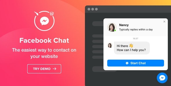 Elfsight Facebook Chat v1.2.1 Plugin