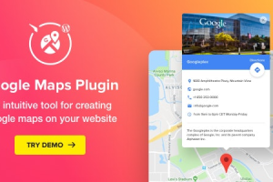 Elfsight WP Google Maps (v2.4.2) Map Plugin for WordPress