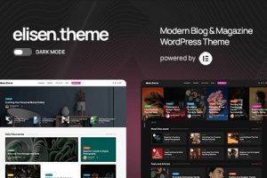Elisen (v1.7) Blog & Magazine WordPress Theme