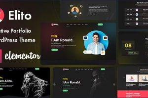 Elito v1.0.4 Creative Portfolio WordPress Theme