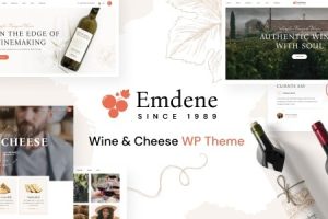 Emdene (v1.0.13) Wine & Cheese WordPress Theme