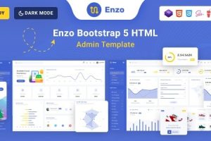 Enzo (7 February 2025) Bootstrap 5, React & Asp.Net Admin Dashboard Template