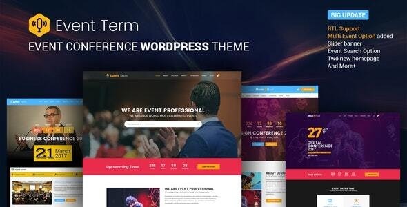 Event Term v.4.1.1 Multiple Conference WordPress Theme