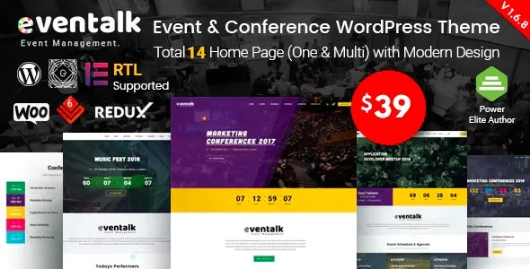 Fixed* EvnTalk (v1.7.4) Event Conference WordPress Theme