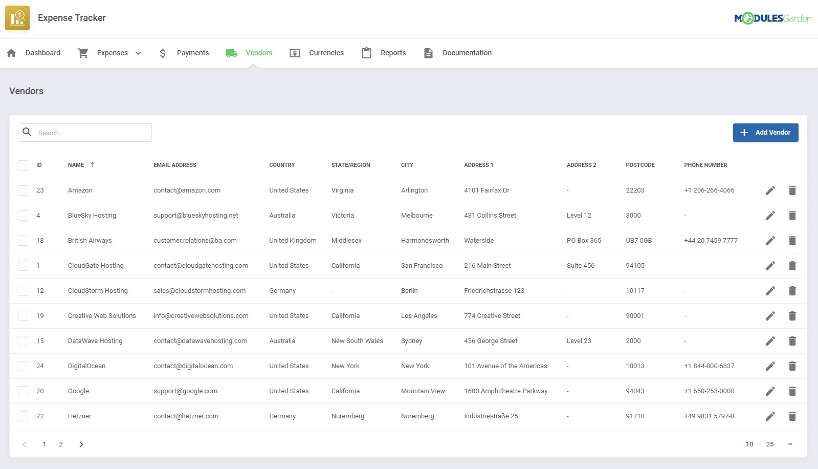 Expense Tracker For WHMCS v1.1.0