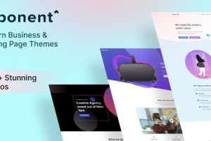 Exponent (v1.3.0.8) Modern MultiPurpose Business WordPress theme