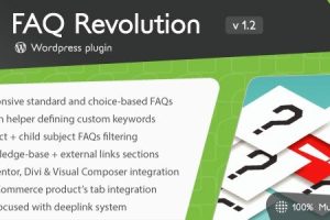 FAQ Revolution v1.4.1 WordPress Plugin [Activated]