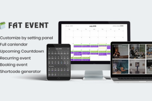 FAT Event v5.15 WordPress Event and Calendar Booking