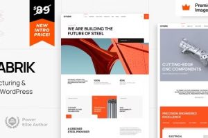 Fabrik (v4.2) Manufacturing & Factory WordPress