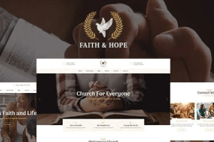 Faith & Hope (v2.11.0) A Modern Church & Religion Non-Profit Theme