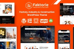 Faktorie (v2.2) Industry & Factory WordPress Theme
