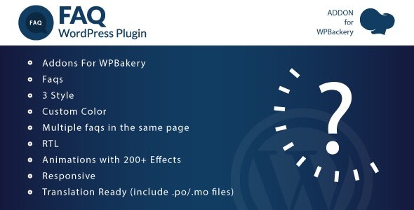 Faq v1.0 Addons for WPBakery Page Builder WordPress Plugin