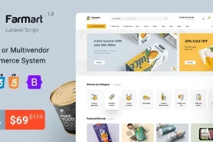 Farmart - 单一或多供应商 Laravel 电子商务系统 1.22.1
