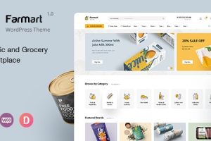 Farmart (v1.2.8) Organic & Grocery Marketplace WordPress Theme