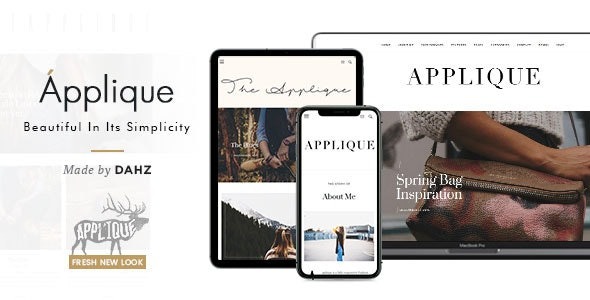 Applique (v2.0) Fashion Blog Theme