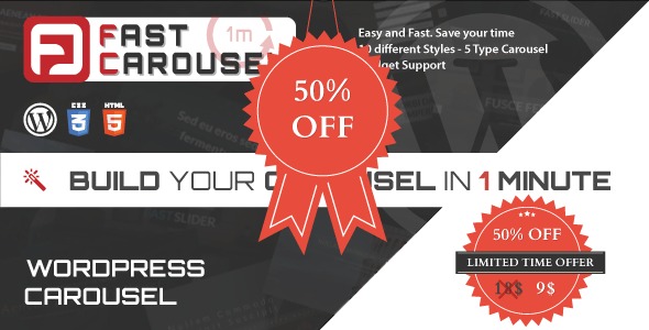 Fast Carousel v1.0 WordPress Premium Plugin