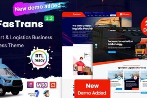 Fastrans (v2.7) Logistics & Transportation WP Theme