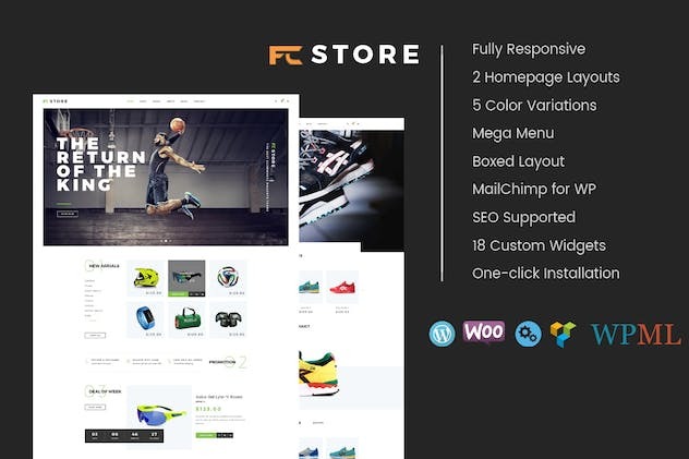 FcStore (v1.2.12) Sports, Fitness WooCommerce Theme