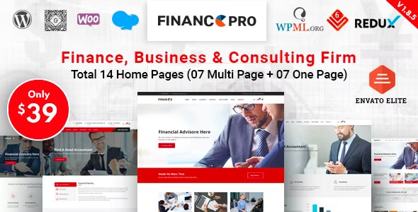 [Fixed*] Finance Pro v1.8.9 Business & Consulting WordPress Theme