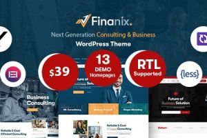 Finanix v1.0.9 Business WordPress Theme