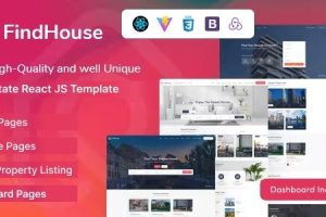 FindHouse - 房地产 React JS 模板 1 October 2024