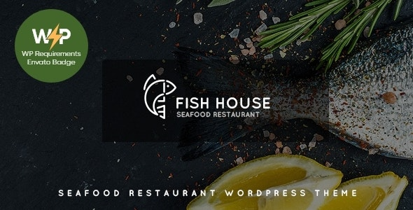 Fish House v1.2.6 A Stylish Seafood Restaurant / Cafe / Bar WordPress Theme