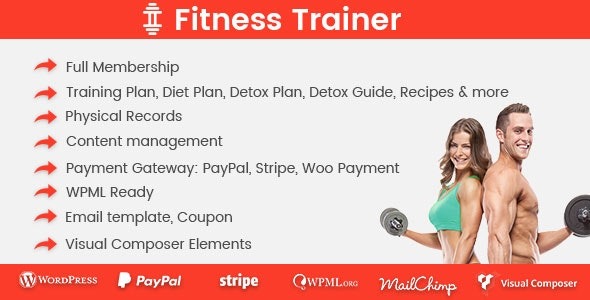 Fitness Trainer (v1.6.7) Training Membership Plugin