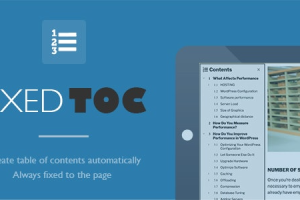 Fixed TOC (v4.1.0) table of contents for WordPress Plugin [Activated]