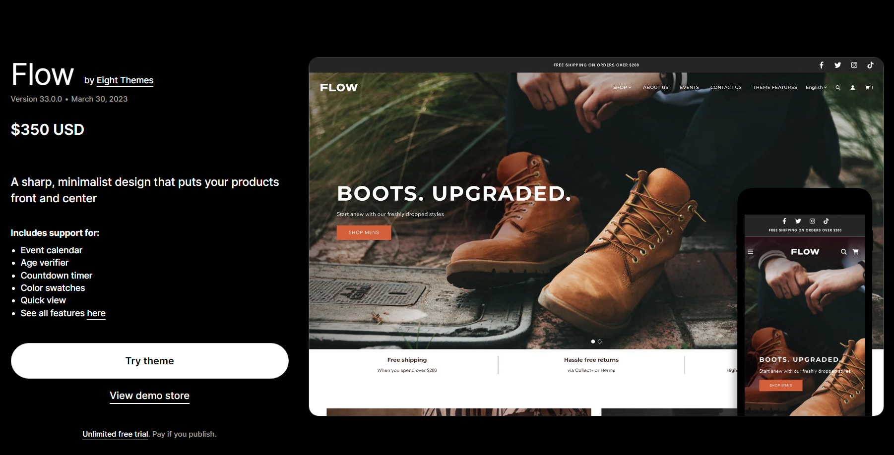 Flow Shopify Theme v32.0