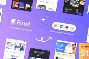 Fluxi (v1.1.4) SEO & Digital Marketing Agency WordPress Theme 数字营销机构 WordPress 主题